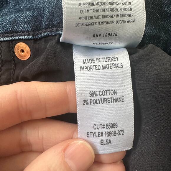 Citizens of Humanity Elsa Slim Fit Crop Jean Night Tide Wash - Picture 7 of 10